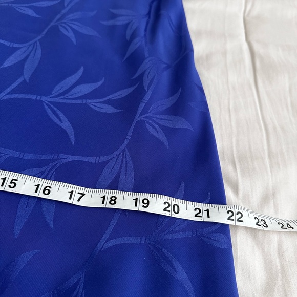 S.L. Fashions Vintage Dress Size 16 Blue - Picture 9 of 10